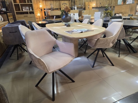Zestaw stół PALMA 240 x 120 cm + 6 krzeseł INAYA Zestaw stół PALMA 240 x 120 cm + 6 krzeseł INAYA