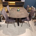 Zestaw stół MASURA Xooon 150 x 105 cm + zestaw 6 krzeseł