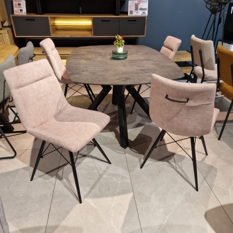 Zestaw stół MASURA Xooon 150 x 105 cm + zestaw 6 krzeseł Zestaw stół MASURA Xooon 150 x 105 cm + zestaw 6 krzeseł