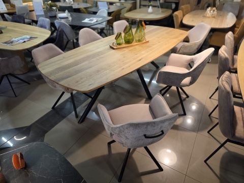 Zestaw stół ARVADA 250 x 110 cm+ 6 krzeseł INAYA Zestaw stół ARVADA 250 x 110 cm+ 6 krzeseł INAYA