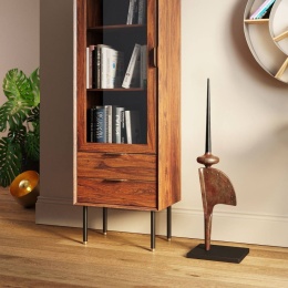 Dekoracja stojąca Dagger 110 cm, ręcznie wykonana z aluminium - Kare Design