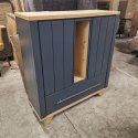 (M, defekt) Wysoka komoda H&H Jardin antracyt