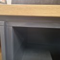 (M, defekt) Wysoka komoda H&H Jardin antracyt