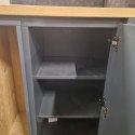 (M, defekt) Wysoka komoda H&H Jardin antracyt