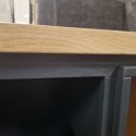 (M, defekt) Wysoka komoda H&H Jardin antracyt
