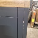 (M, defekt) Wysoka komoda H&H Jardin antracyt