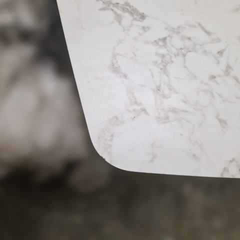 [M, od ręki defekt #1] Stół Henders& Hazel Palace 190+ 60 x 110 cm biały centralna noga