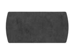 [M, od ręki] Największy stół rozkładany Pavalon 200-278x100 cm na centralnej nodze, blat Primo Laminato (HPL), kolor antracyt