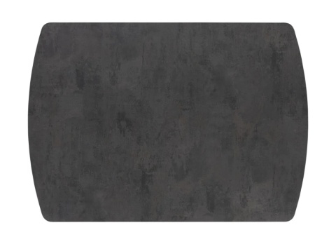 [na zamówienie] Stół rozkładany Pavalon 140-190x100 cm na centralnej nodze, blat Primo Laminato (HPL) w kolorze antracytowym