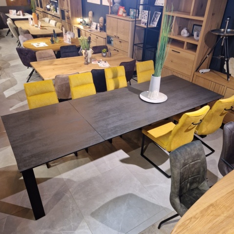 [R, od ręki] Stół rozkładany Henders & Hazel Stanford 200 +80 x 100 cm ceramika naszkle hartowanym