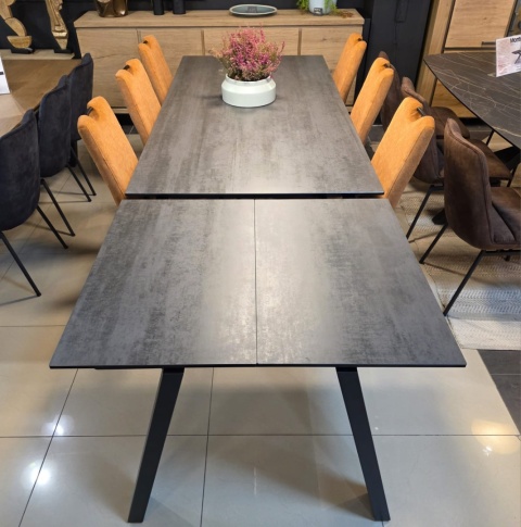 [R, od ręki] Stół rozkładany Henders & Hazel Stanford 200 +80 x 100 cm ceramika naszkle hartowanym