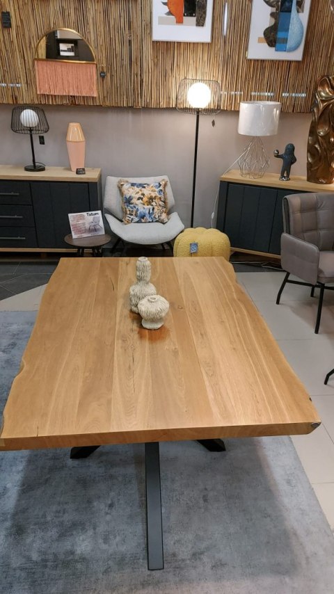 [R, od ręki] Stół 130 x 90 cm Henders& Hazel Metalox centralna noga