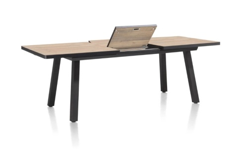 Stół H&H Avalox/ Avalon 160 + 50 x 98 cm vintage oak 4 klasyczne nogi Stół H&H Avalox/ Avalon 160 + 50 x 98 cm vintage oak 4 klasyczne nogi