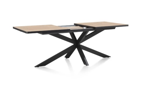 Stół H&H Avalox/ Avalon 160 + 50 x 98 cm vintage oak centralna noga Stół H&H Avalox/ Avalon 160 + 50 x 98 cm vintage oak centralna noga