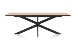 Stół H&H Avalox/ Avalon 160 + 50 x 98 cm vintage oak centralna noga