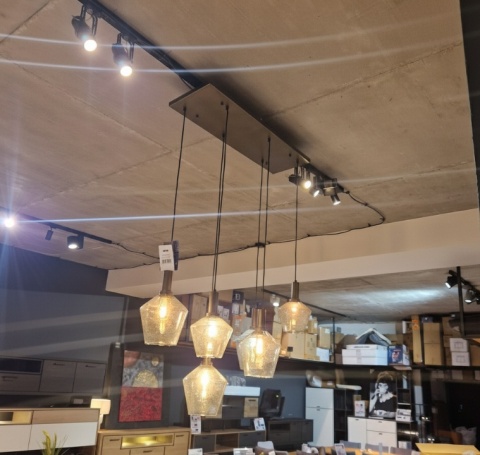 [na zamówienie] Lampa wisząca Amy 110 cm – Gold – Coco Maison