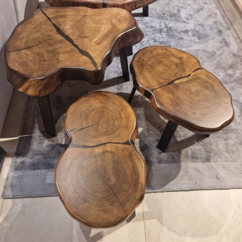 [K] Stolik z plastra orzecha różne warianty