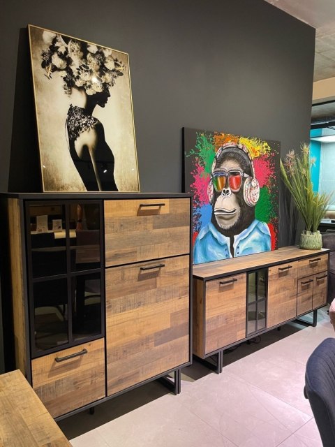 [M, defekt #1 ] Wysoka komoda H&H Avalon/ Avalox driftwood