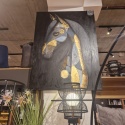 Obraz na sklejce "Arystokrata Nocy" 103x140 cm – unikatowe, ręcznie malowane dzieło S. Biedroń