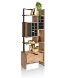 [M] Parawan / Regał na wino Pavarotti Henders& Hazel 70x190 cm, industrialny, laminat HPL