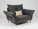 [R] Nowoczesny Fotel Loveseat Marseille z Regulowanymi Podłokietnikami