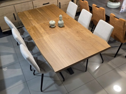 (R) Stół Henders& Hazel Metalox centralna noga pająk 160+ 50 x 100 cm