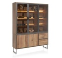 Witryna TRAPANI - 160 cm Henders& Hazel Mangifera Smoked