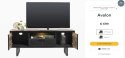 (R, defekt) Szafka RTV 150 cm H&H Avalon/ Avalox driftwood