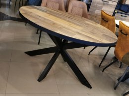 [M] Stół Avalox 130 x 110 cm driftwood centralna noga