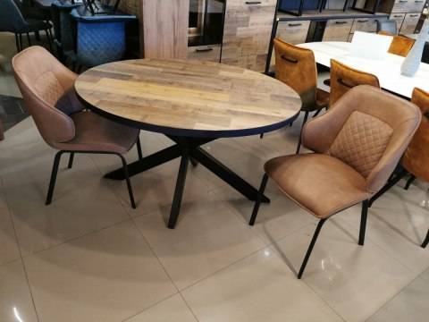 [M] Stół Avalox 130 x 110 cm driftwood centralna noga