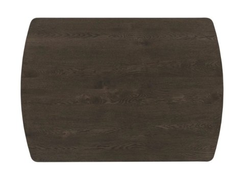 (R, od ręki) Stół rozkładany Henders & Hazel Nyon 140-190x100 cm, fornir dębowy, kolor Bazalt