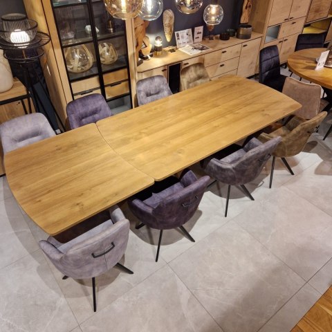 (M) Stół rozkładany NYON Henders& Hazel 200+80 x 100 cm, fornir dębowy, kolor Dune Oak/Dąb Wydmowy