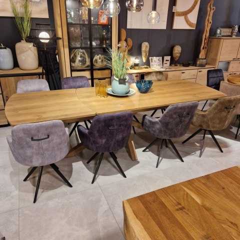 (M) Stół rozkładany NYON Henders& Hazel 200+80 x 100 cm, fornir dębowy, kolor Dune Oak/Dąb Wydmowy