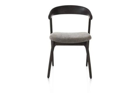 [na zamówienie] Krzesło do jadalni Henders& Hazel Bellami siedzisko z tkaniny szenilowej Livigno brązowa