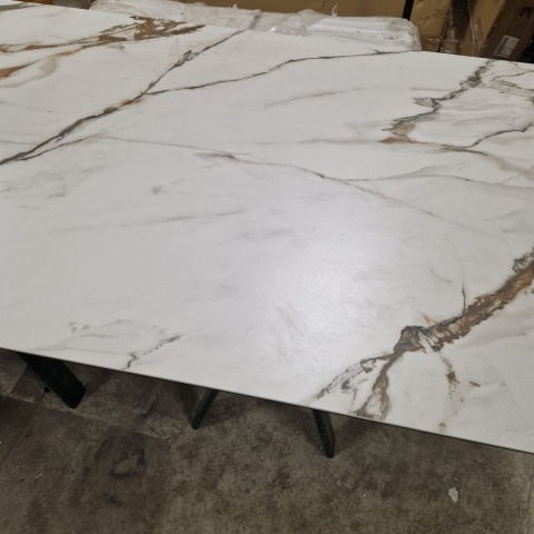 Defekt #1 Stół Henders& Hazel Vegas 170+ 60 x 100 cm ceramika na szkle hartowanym