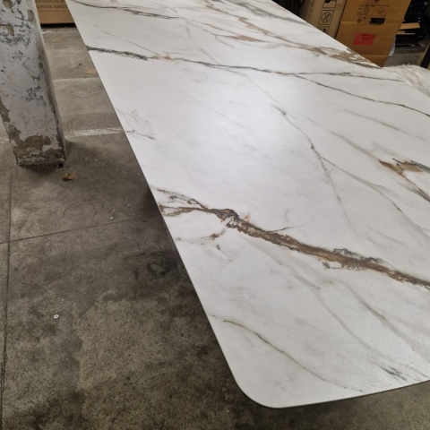 Defekt #1 Stół Henders& Hazel Vegas 170+ 60 x 100 cm ceramika na szkle hartowanym