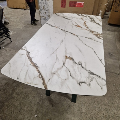 Defekt #1 Stół Henders& Hazel Vegas 170+ 60 x 100 cm ceramika na szkle hartowanym