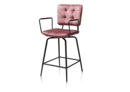 Hoker Henders& Hazel Manou czerwony obrotowy z podłokietnikami