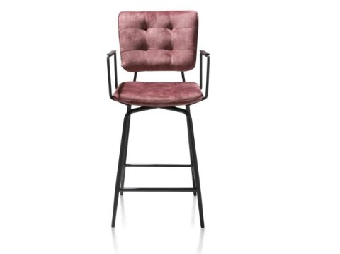 Hoker Henders& Hazel Manou czerwony obrotowy z podłokietnikami