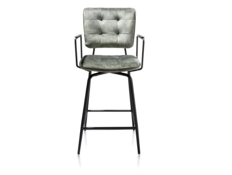 Hoker Henders& Hazel Manou zielony obrotowy z podłokietnikami