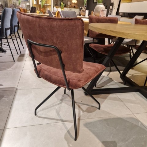 (K) Krzesło H&H Manou red wine