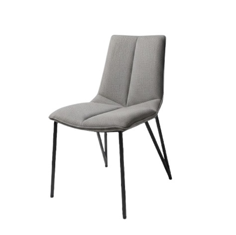 Krzesło do Jadalni YLVA, ergonomiczne, tapicerowane tkaniną Calabria/Toba Antracyt, Krzesło do Jadalni YLVA, ergonomiczne, tapicerowane tkaniną Calabria/Toba Antracyt,