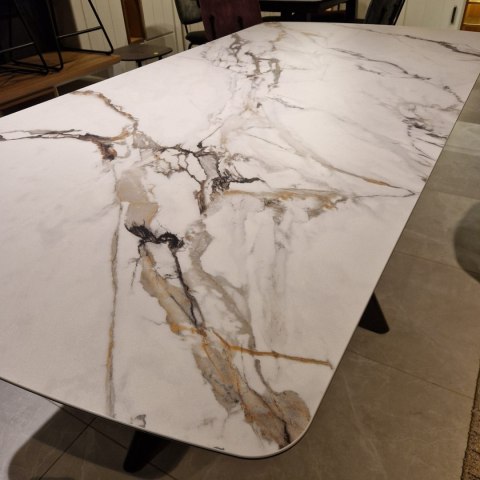 (M#1) Stół Henders& Hazel Vegas 200+ 80 x 100 cm ceramika na szkle hartowanym