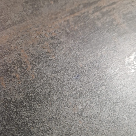 [M, od ręki DEFEKT#3] Największy stół rozkładany Pavalon 200-278x100 cm na centralnej nodze, blat Primo (HPL), kolor antracyt