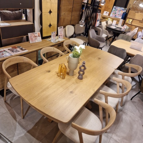 (R,K,M od ręki) Stół rozkładany Henders & Hazel Nyon 170-230x100 cm, fornir dębowy, kolor Dune Oak/ Dąb Wydmowy