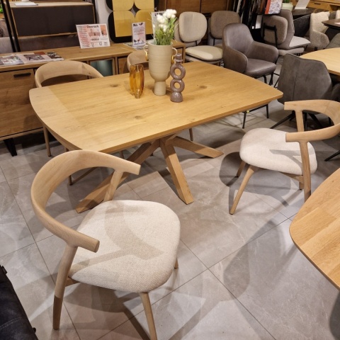 (R,K,M od ręki) Stół rozkładany Henders & Hazel Nyon 170-230x100 cm, fornir dębowy, kolor Dune Oak/ Dąb Wydmowy