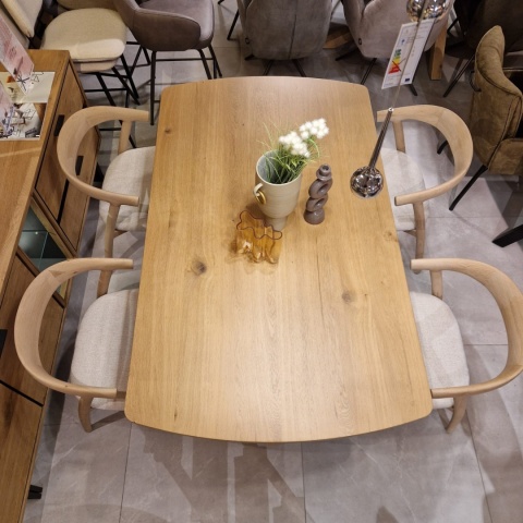 (R,K,M od ręki) Stół rozkładany Henders & Hazel Nyon 170-230x100 cm, fornir dębowy, kolor Dune Oak/ Dąb Wydmowy