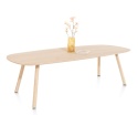 Stół Jadalniany NIORA 240x115 cm – Dąb Naturalny Fornir