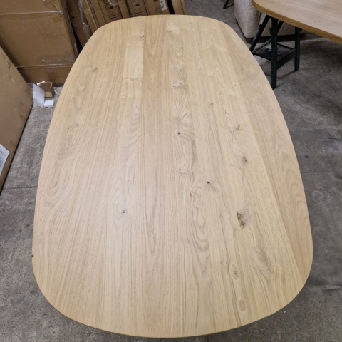 Stół jadalniany Xooon NIORA 210 x 115 cm - Dąb Naturalny Fornir Stół jadalniany Xooon NIORA 210 x 115 cm - Dąb Naturalny Fornir