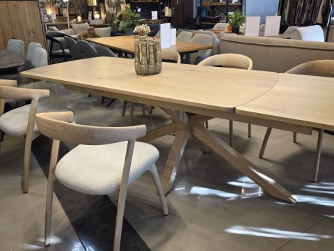 Stół rozkładany NYON Henders & Hazel 200-280x100 cm, fornir dębowy, kolor natural sand Stół rozkładany NYON Henders & Hazel 200-280x100 cm, fornir dębowy, kolor natural sand